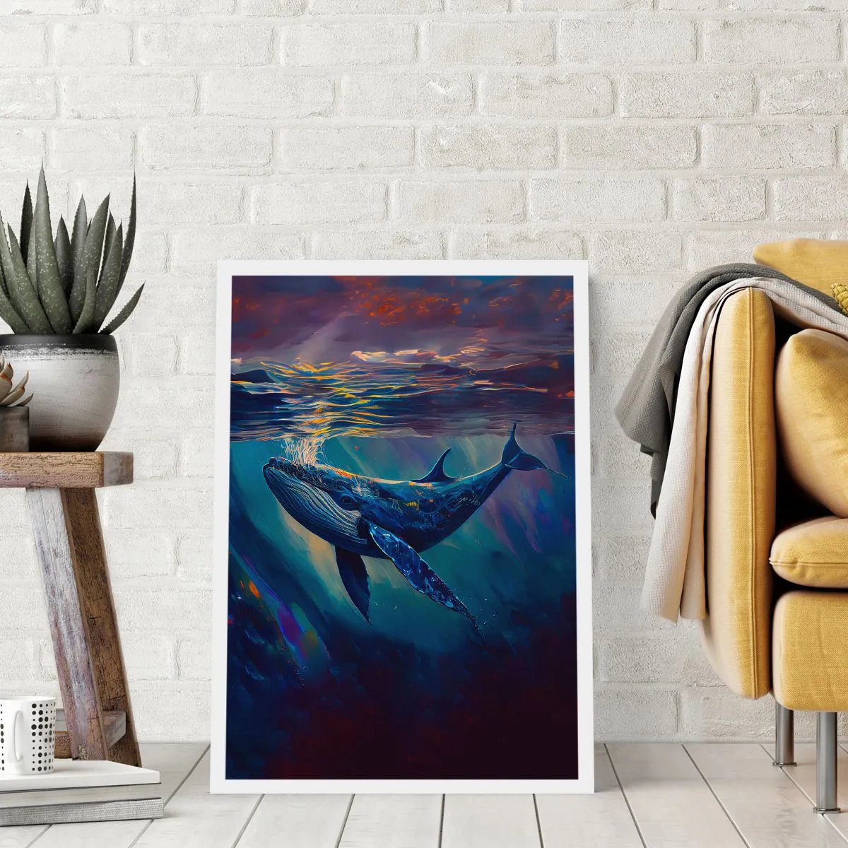 Plakat - Velkommen til min verden - 40x50 cm