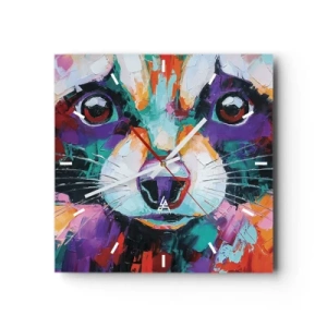 Vægur, Uret - Kun gode følelser - 40x40 cm