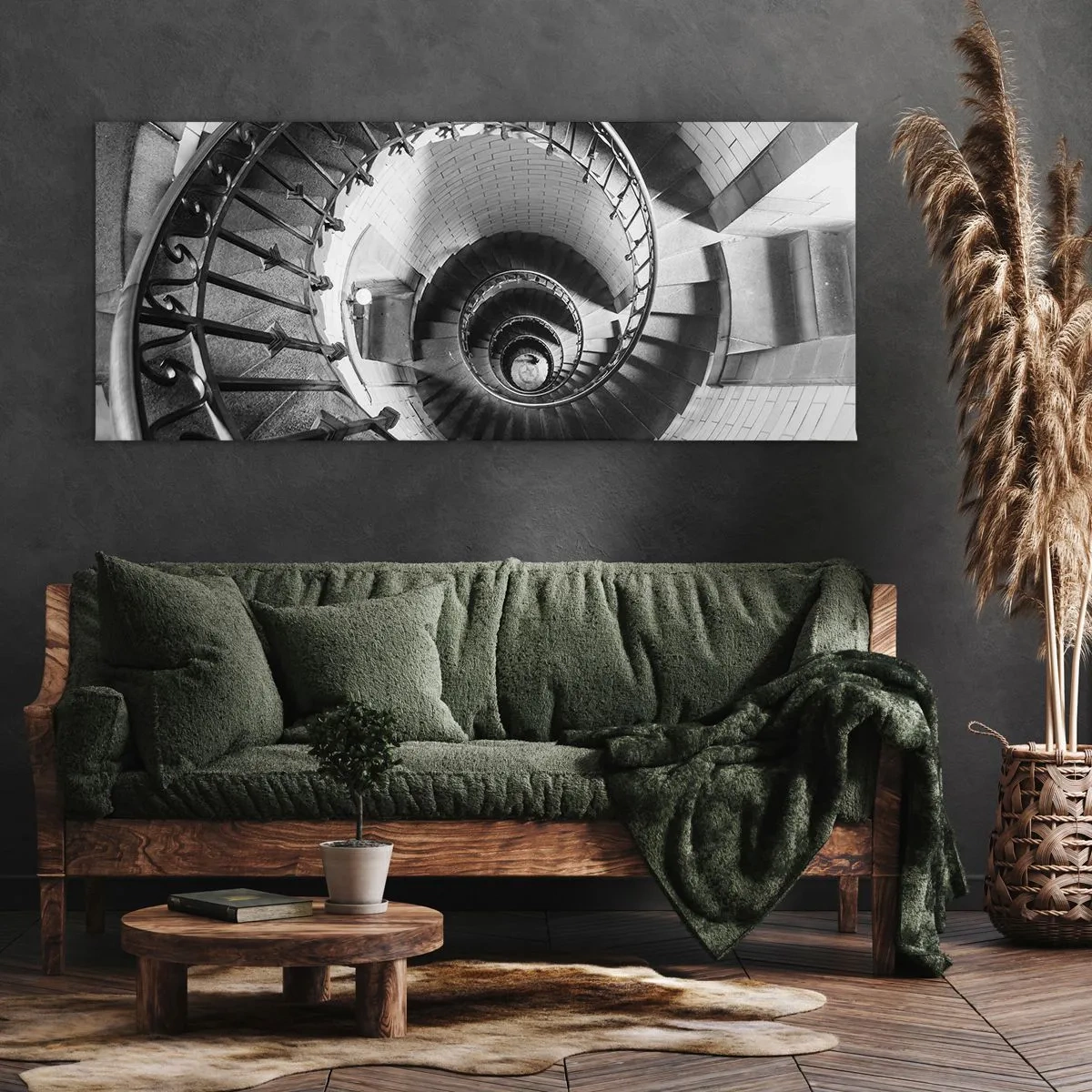 Lærredstryk - Billede på lærred - Højt og højere - 160x50 cm