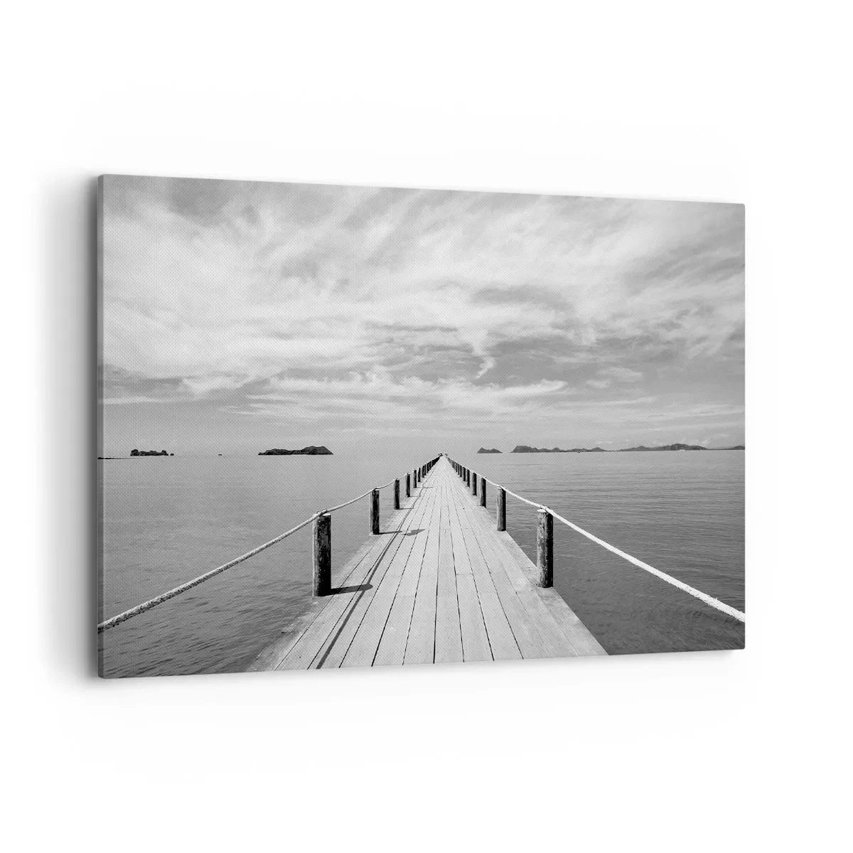 Lærredstryk - Billede på lærred - Eller måske en rejse... - 120x80 cm