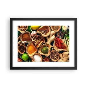 Plakat i sort ramme - Tag, hvad du vil have - 40x30 cm