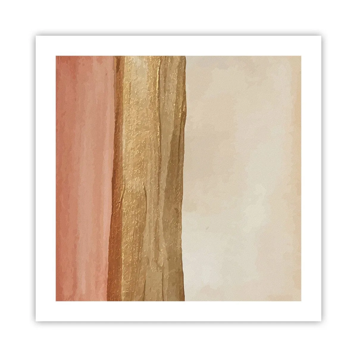 Plakat - Lodret sammensætning - 50x50 cm