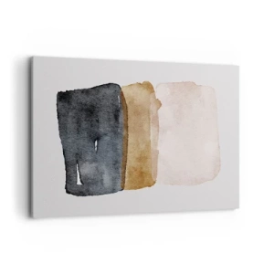 Lærredstryk - Billede på lærred - Sammensætning af jordfarver - 100x70 cm