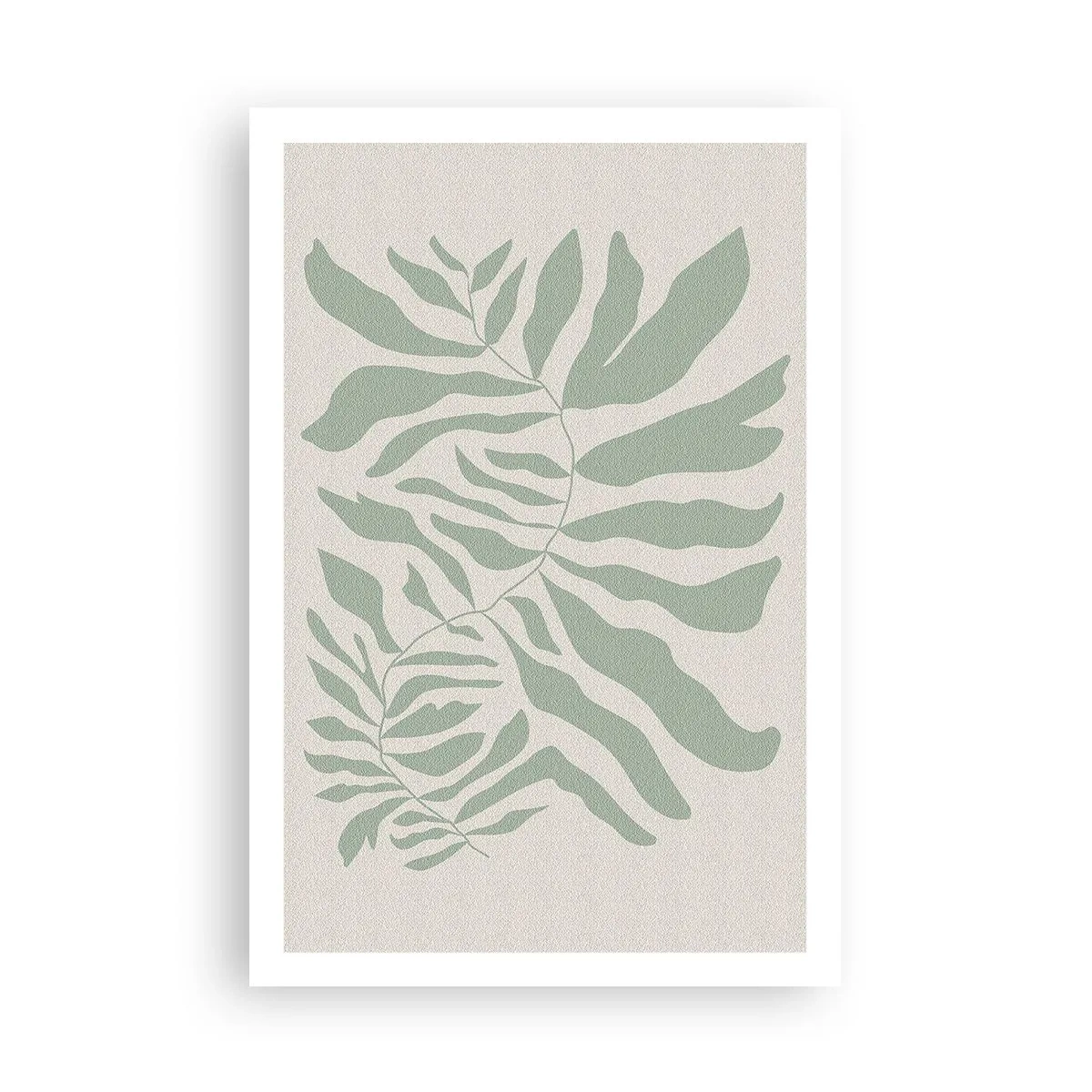 Plakat - Smaragdgrøn gren - 61x91 cm