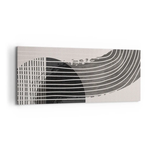 Lærredstryk - Billede på lærred - Derhen og tilbage - 120x50 cm