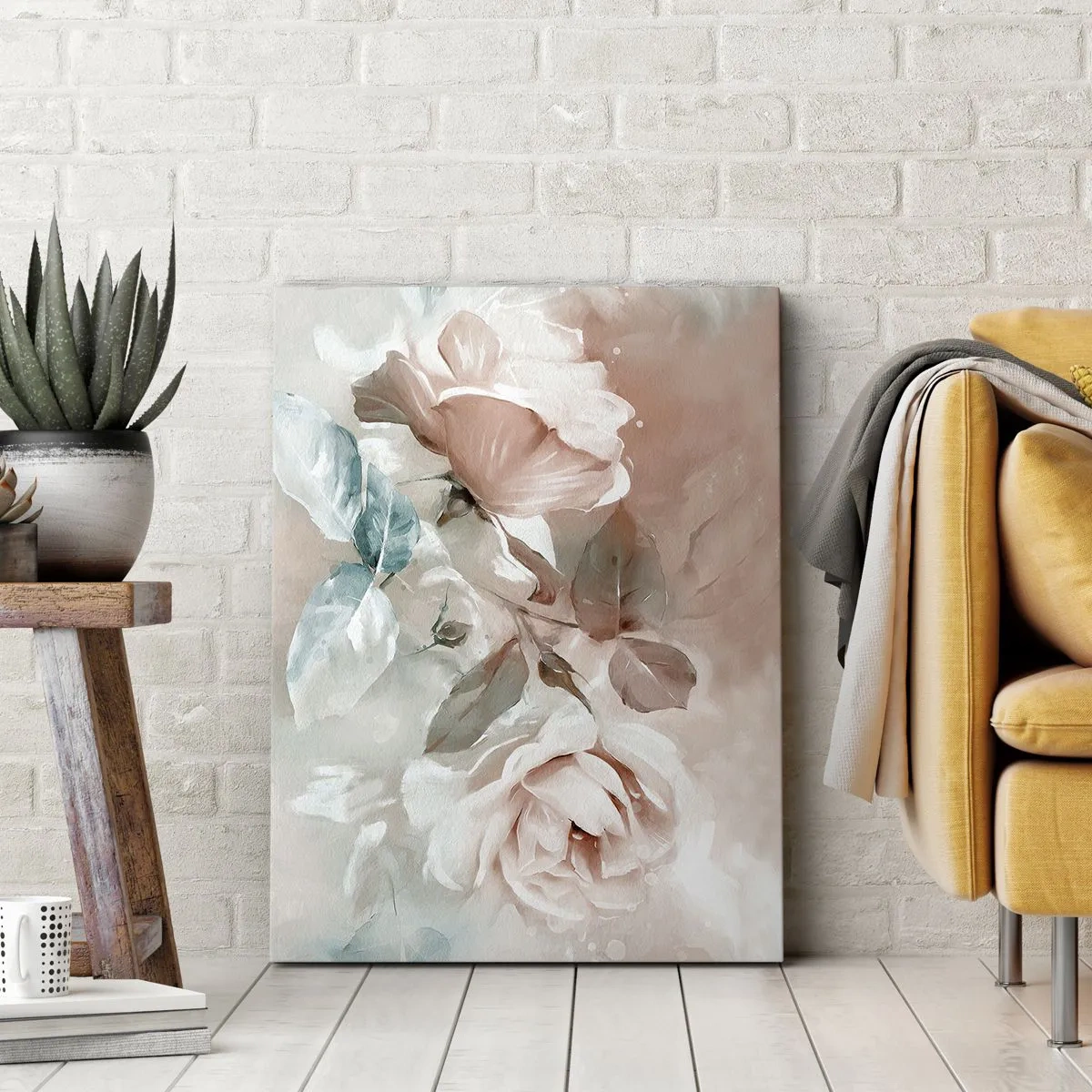 Lærredstryk - Billede på lærred - Den romantiske ånd - 80x120 cm