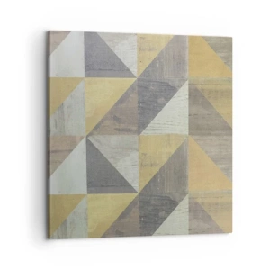 Lærredstryk - Billede på lærred - Ved trekantens vinkel - 60x60 cm