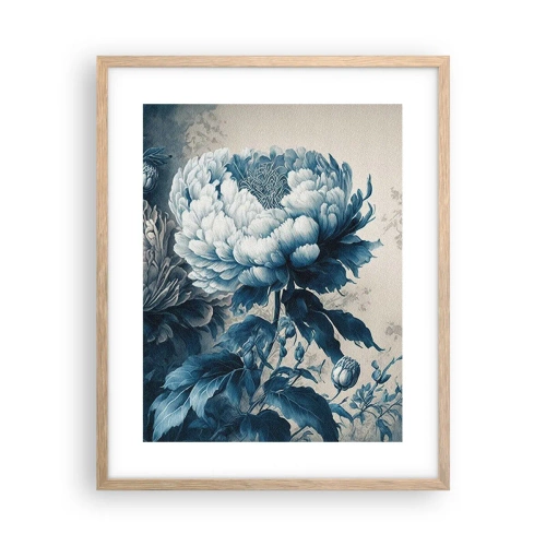 Plakat i ramme af lyst egetræ - Et godt matchet par - 40x50 cm