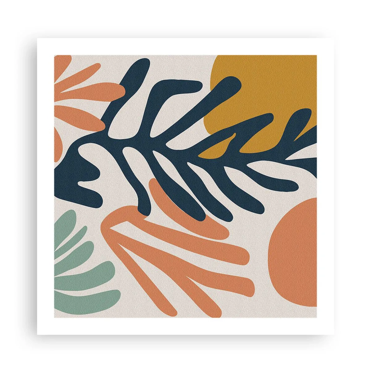 Plakat - Koralhav - 60x60 cm