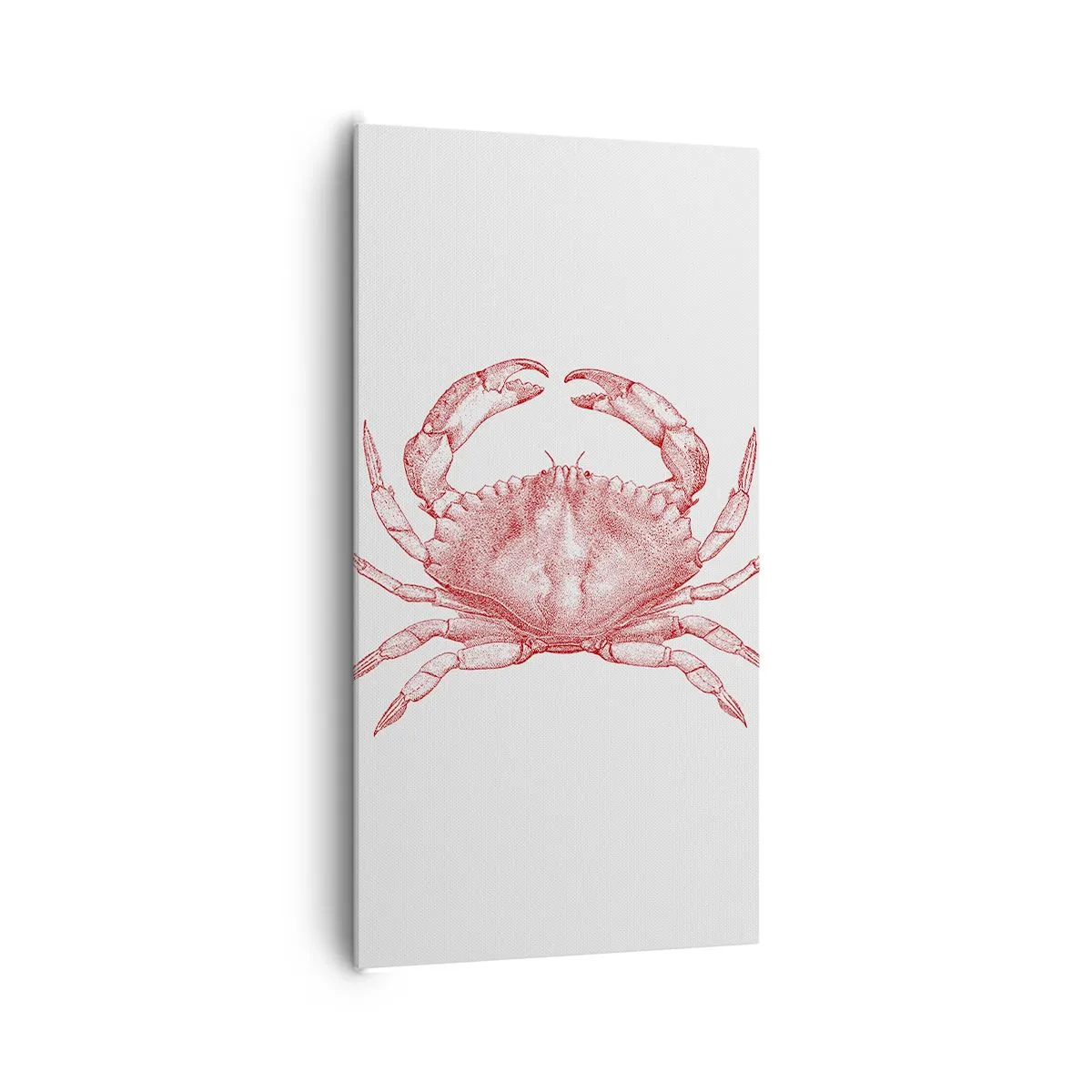 Lærredstryk - Billede på lærred - Krabbe over krabber - 65x120 cm