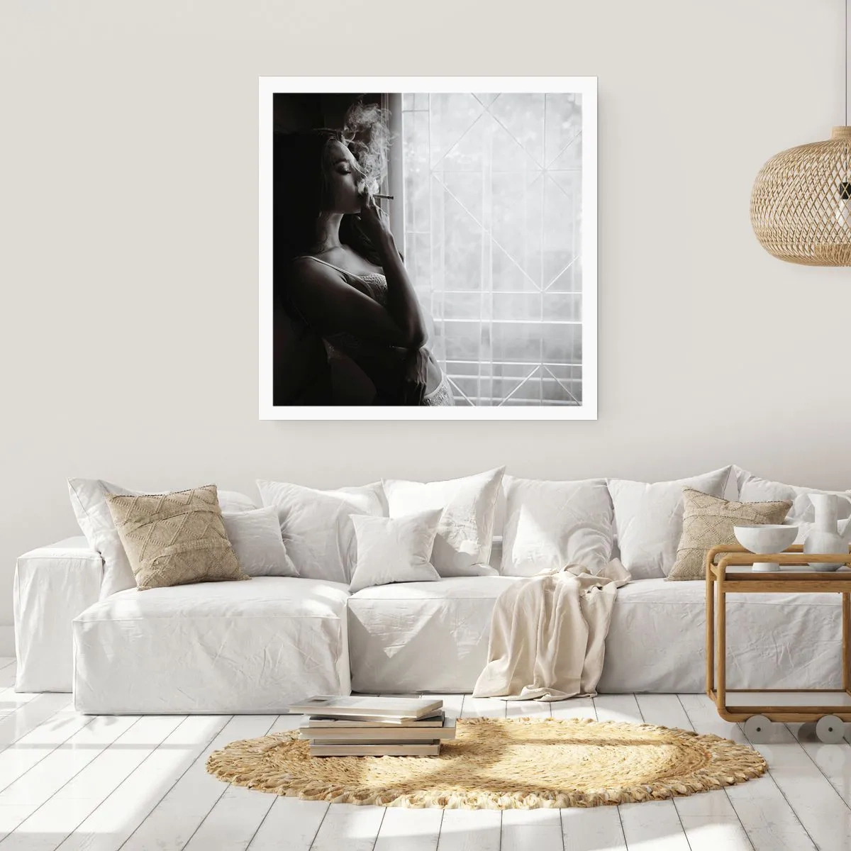 Plakat - Et sensuelt øjeblik - 50x50 cm