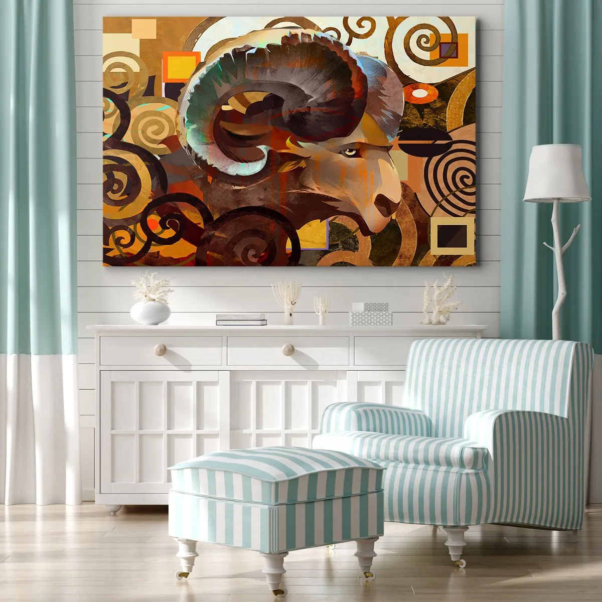 Lærredstryk - Billede på lærred - Magier - religioner - ritualer - 120x80 cm