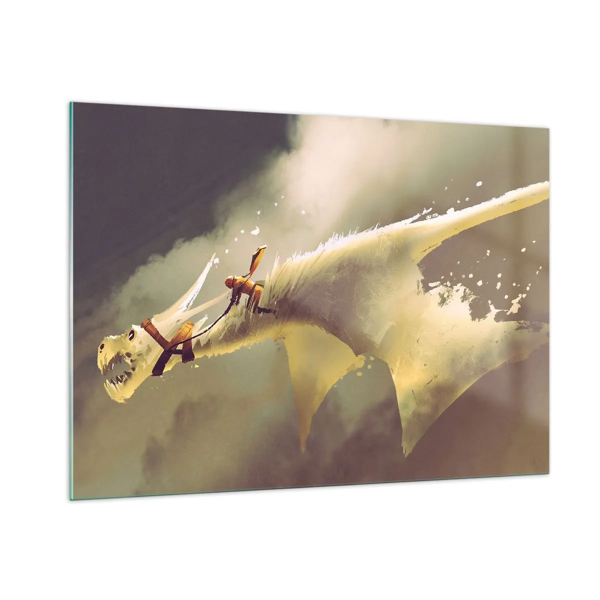 Billede på glas - Verden til undsætning - 100x70 cm