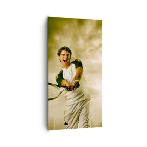 Lærredstryk - Billede på lærred - Energi og glæde - 65x120 cm