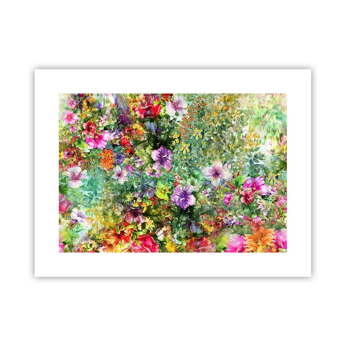 Plakat - Ind i blomsterne ved fortabelse - 40x30 cm