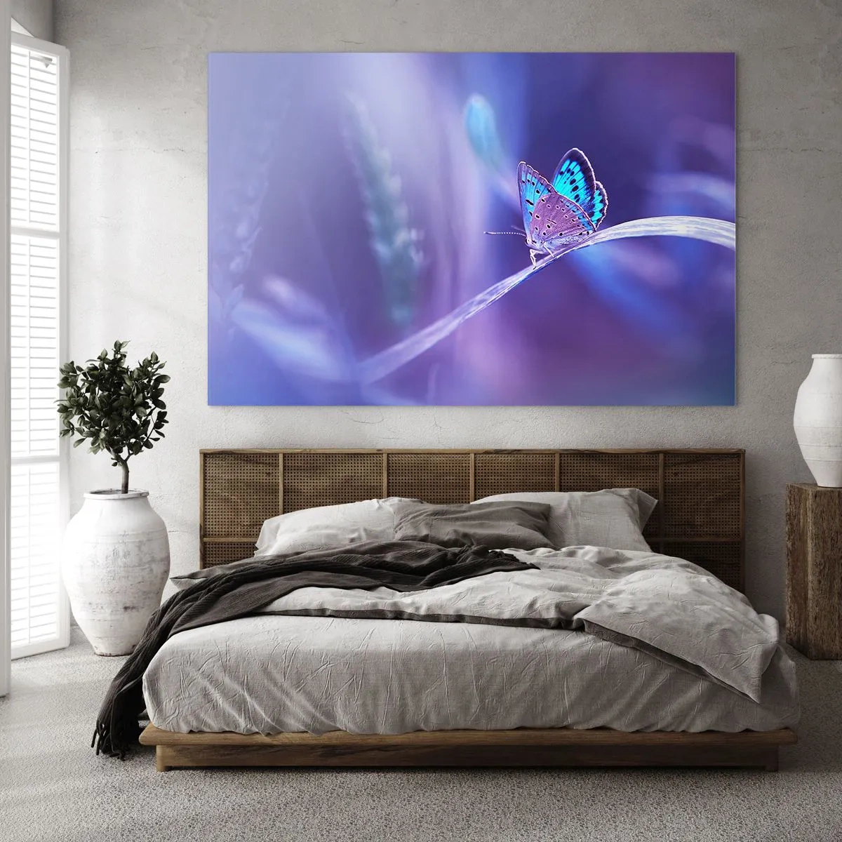 Billede på glas - Naturens juvel - 120x80 cm