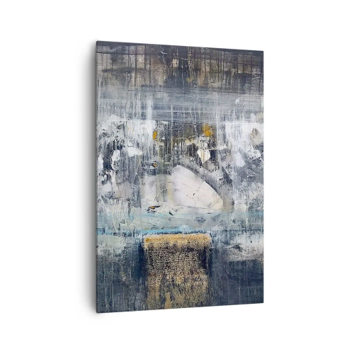 Lærredstryk - Billede på lærred - Som på is, som på fortovet - 70x100 cm