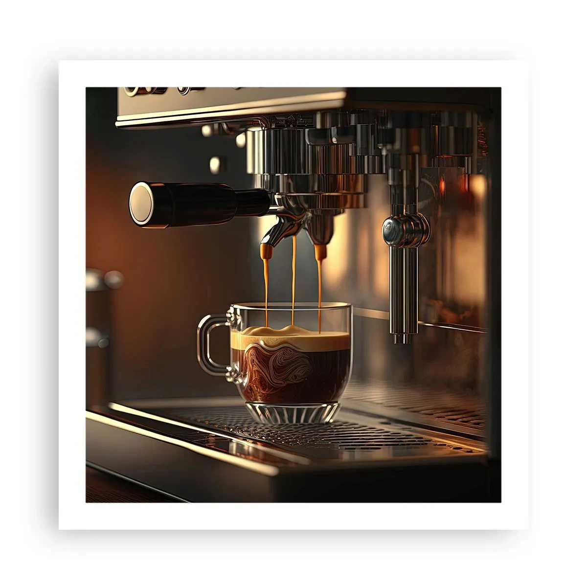 Plakat - En sensuel blanding - 60x60 cm