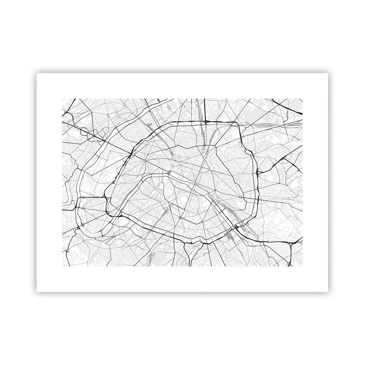 Plakat - Paris' blomst - 40x30 cm