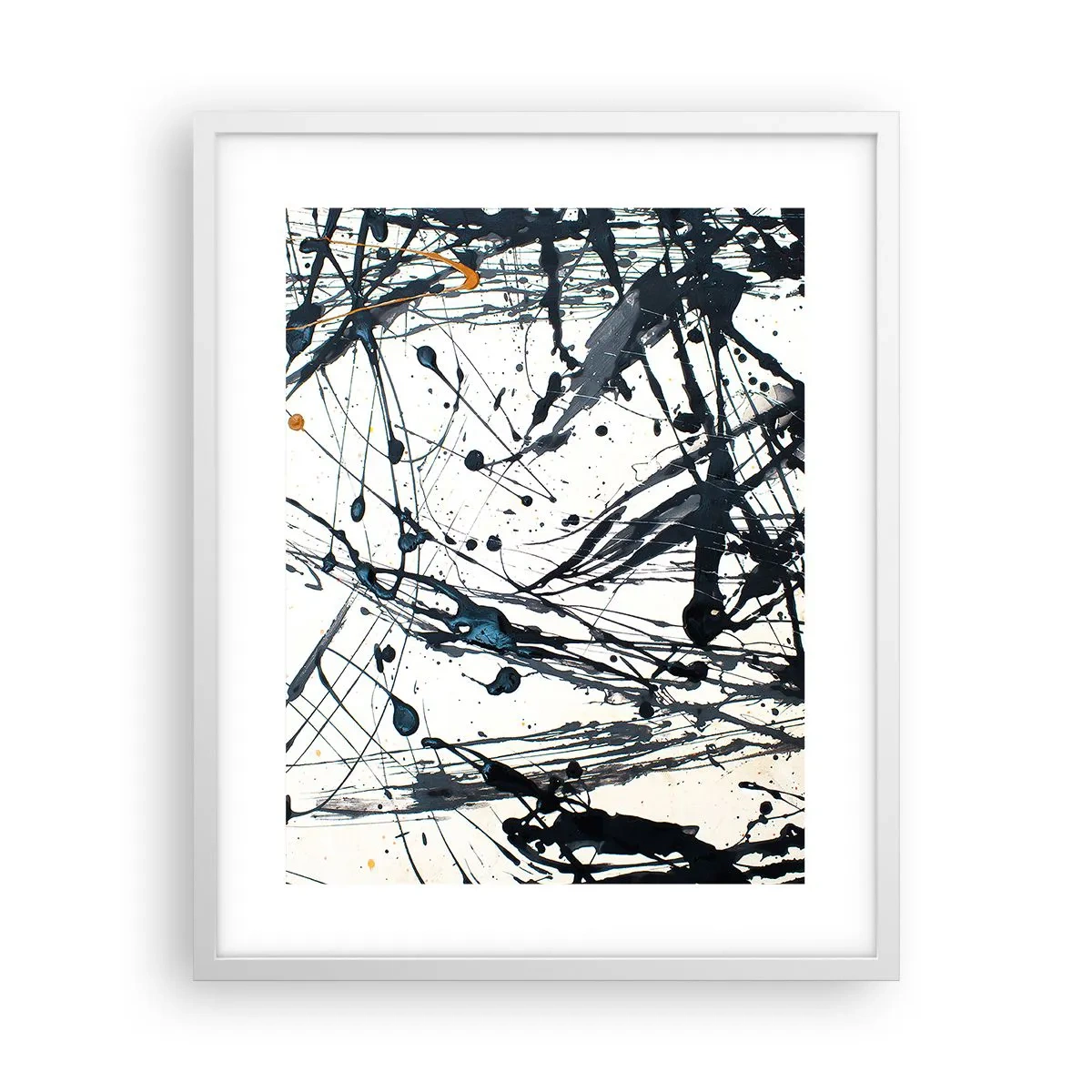 Plakat i hvid ramme - Med eller uden fornuft? - 40x50 cm