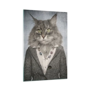 Billede på glas - Pelse er igen på mode - 80x120 cm