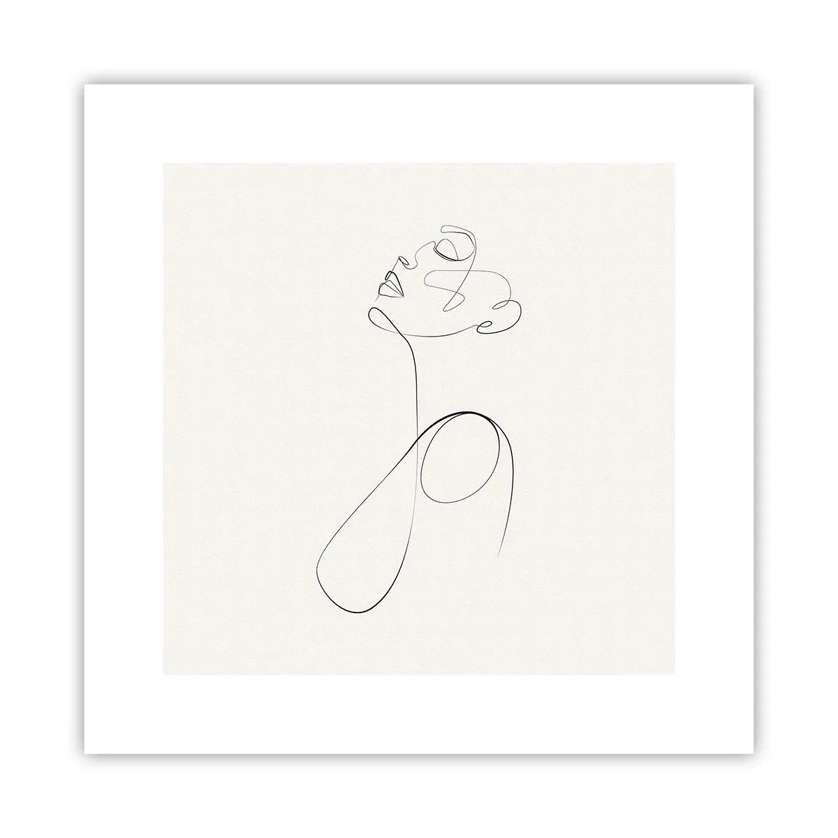 Plakat - Sløjfet i drømme - 30x30 cm