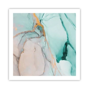 Plakat - Dans af former og farver - 60x60 cm