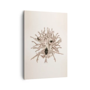 Lærredstryk - Billede på lærred - Blomstrende i dans - 50x70 cm