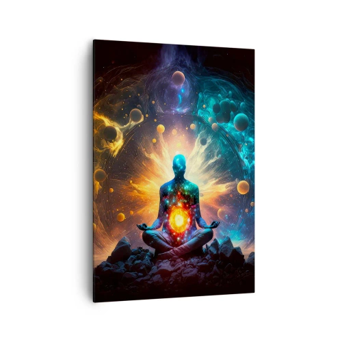 Lærredstryk - Billede på lærred - Kosmisk ro - 70x100 cm
