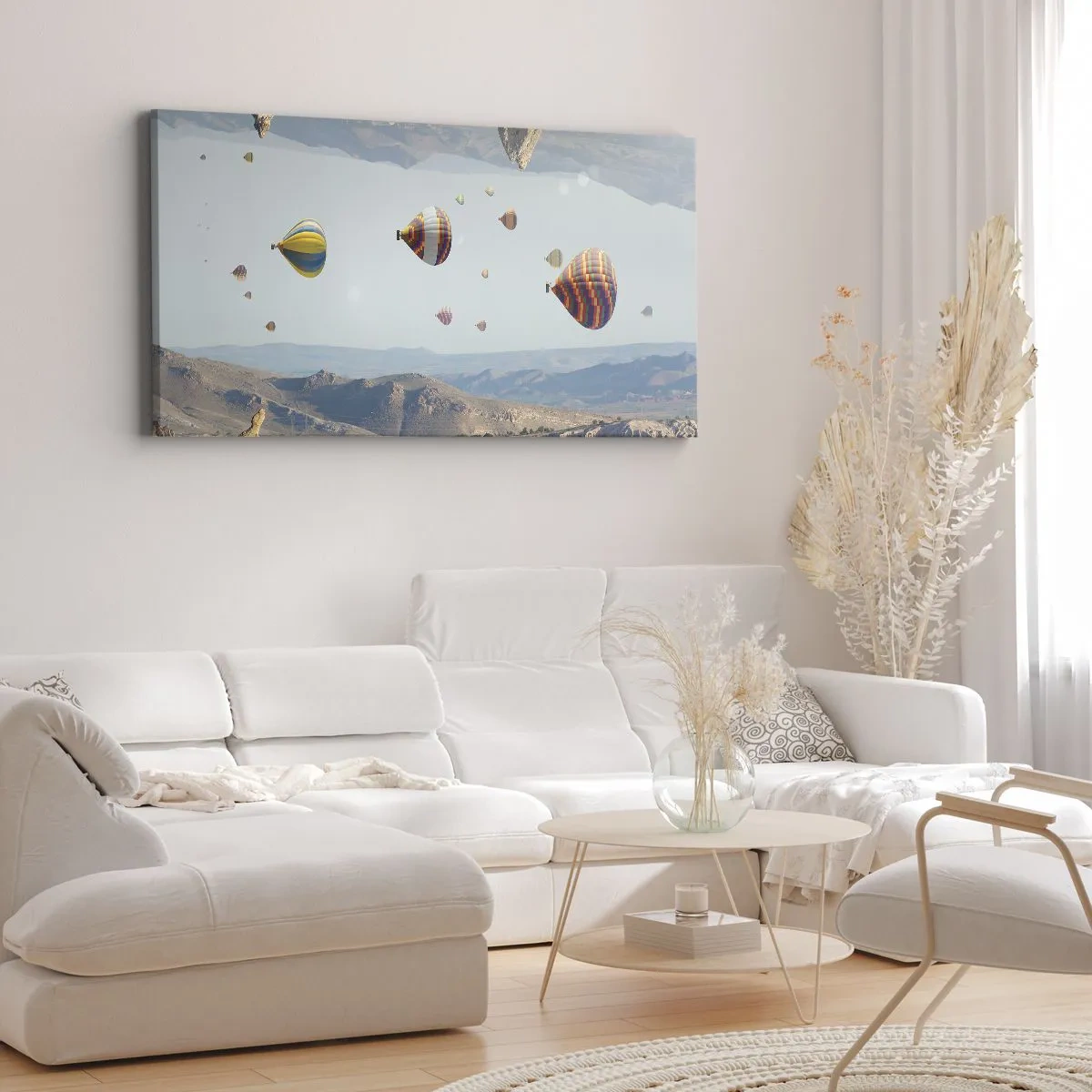 Lærredstryk - Billede på lærred - Alt er muligt her - 100x40 cm