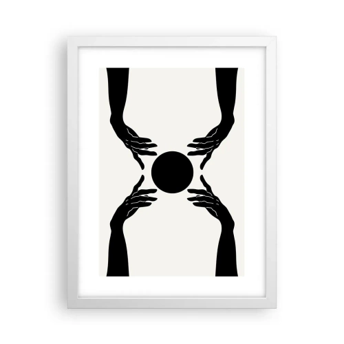 Plakat i hvid ramme - Et hemmeligt tegn - 30x40 cm