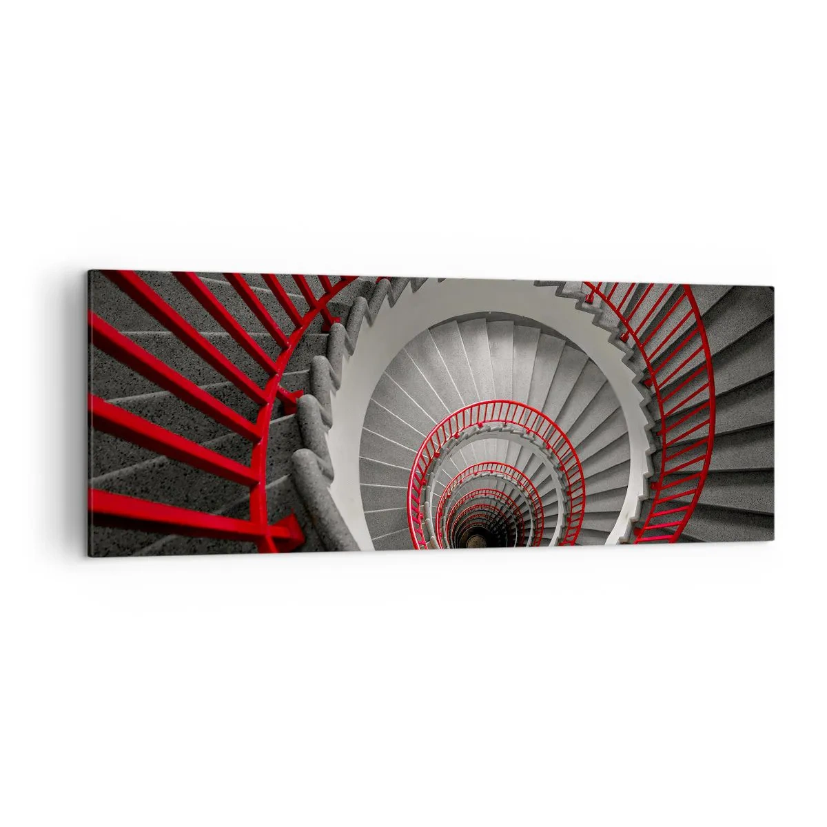 Lærredstryk - Billede på lærred - Arkitektoniske lege - 140x50 cm