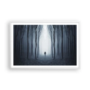 Plakat i hvid ramme - Og alt sammen ganske enkelt - 91x61 cm