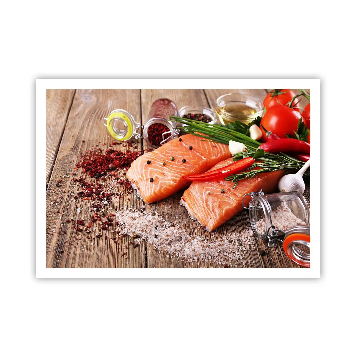 Plakat - Norske køkken eventyr - 100x70 cm