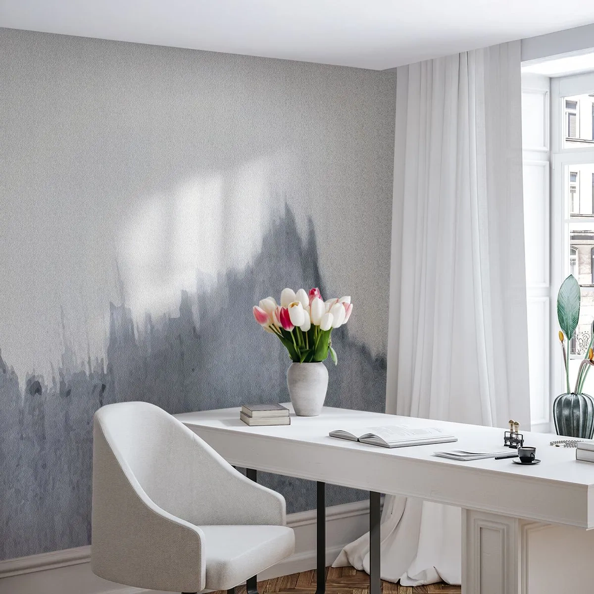 Fototapet Standard Eco - Mystisk plade - Minimalisme, Stykke, Slør - 350x256 cm