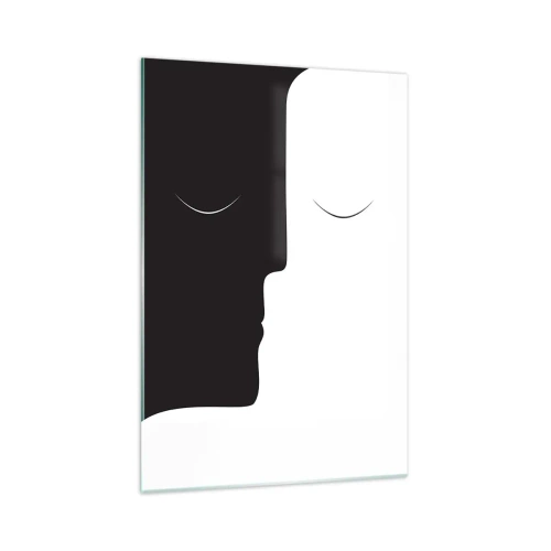 Billede på glas - Modsætningernes enhed - 70x100 cm