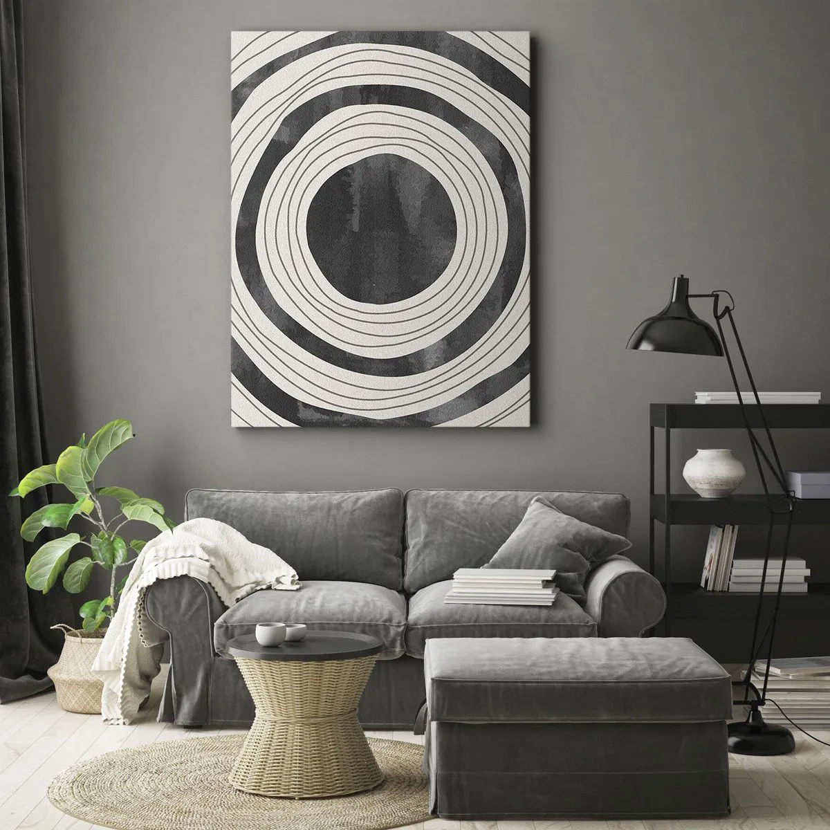 Lærredstryk - Billede på lærred - Lige til det punkt - 45x80 cm