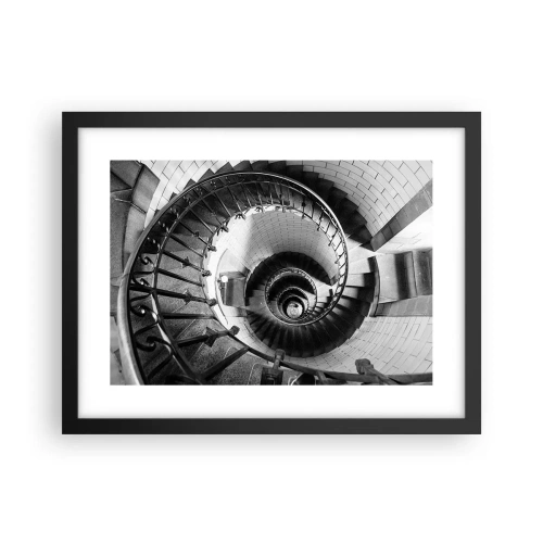 Plakat i sort ramme - Højt og højere - 40x30 cm