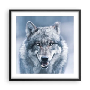 Plakat i sort ramme - Vil du tage udfordringen op? - 50x50 cm