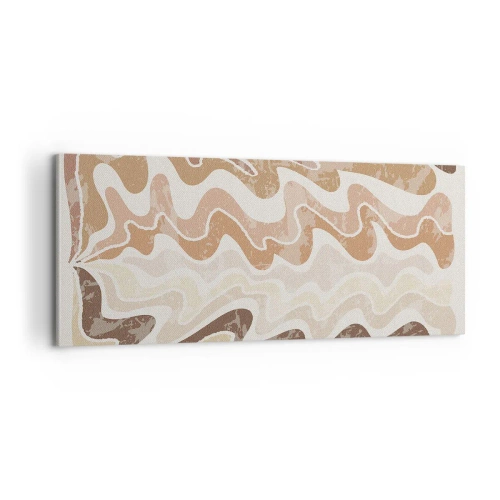 Lærredstryk - Billede på lærred - God energi - gode følelser - 100x40 cm