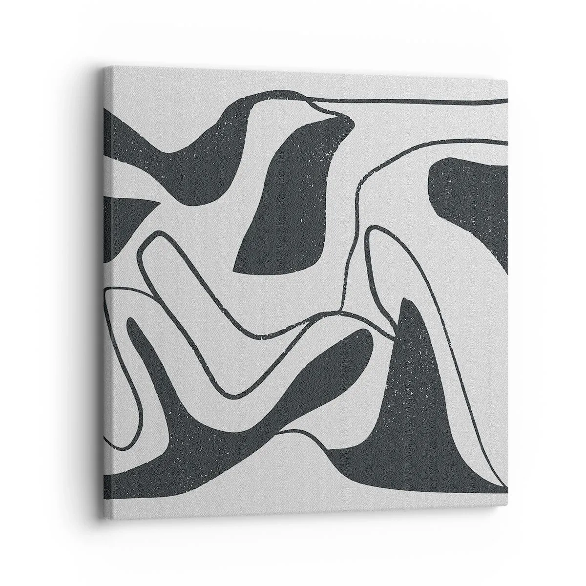 Lærredstryk - Billede på lærred - Abstrakt leg i en labyrint - 30x30 cm