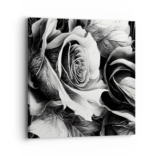 Lærredstryk - Billede på lærred - Altid dronning - 40x40 cm