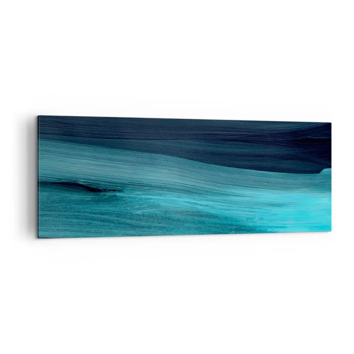 Lærredstryk - Billede på lærred - Svøm med strømmen - 140x50 cm