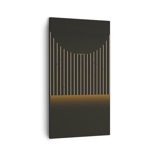 Lærredstryk - Billede på lærred - Udforsk mørket - 45x80 cm