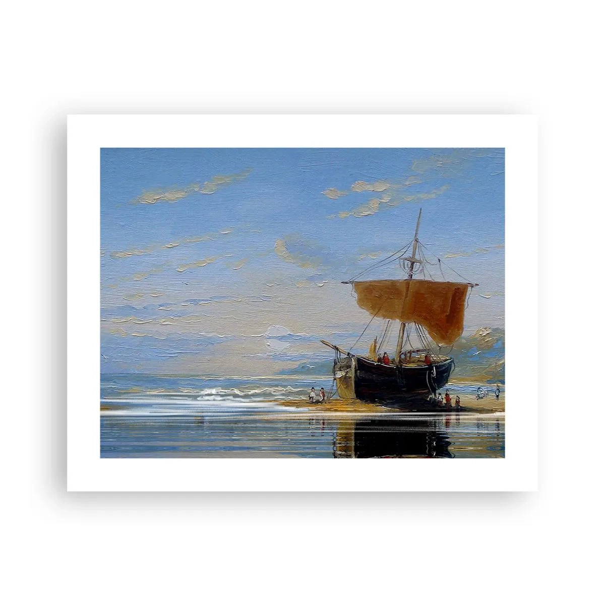 Plakat - Vand, jord, luft - 50x40 cm