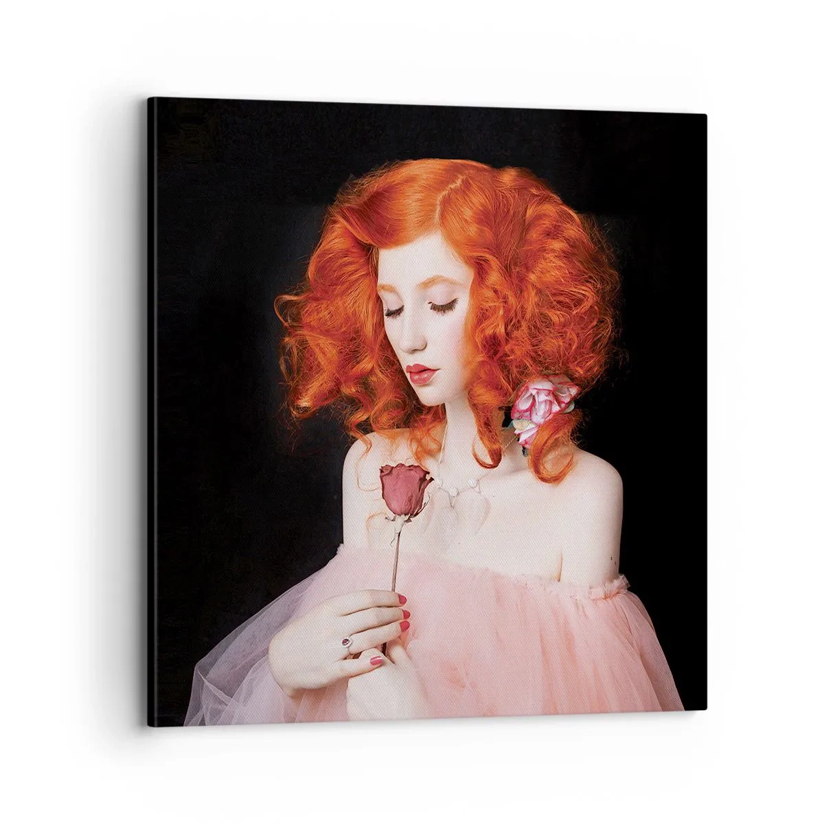 Lærredstryk - Billede på lærred - I barokstil - 70x70 cm