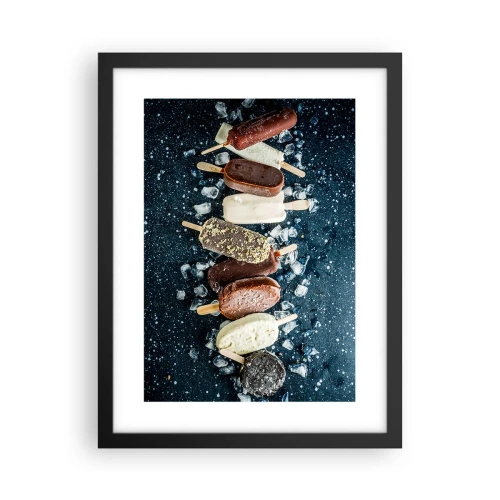 Plakat i sort ramme - En smag af varm sommer - 30x40 cm