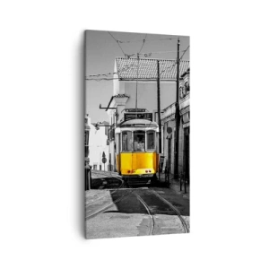 Lærredstryk - Billede på lærred - Lissabons ånd - 45x80 cm