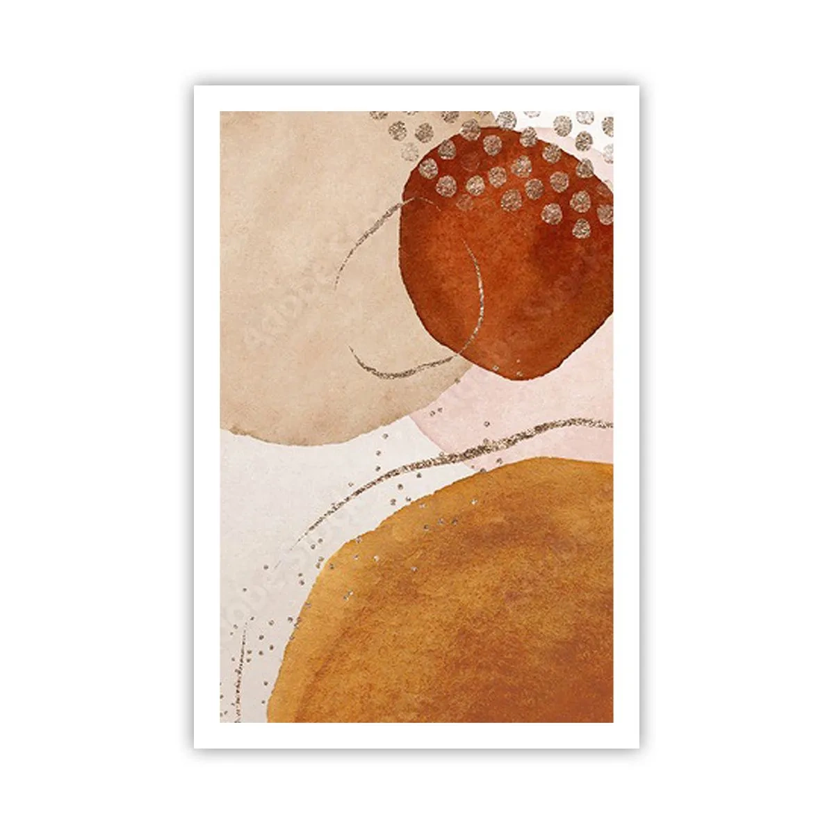 Plakat - Rundhed og bevægelse - 61x91 cm