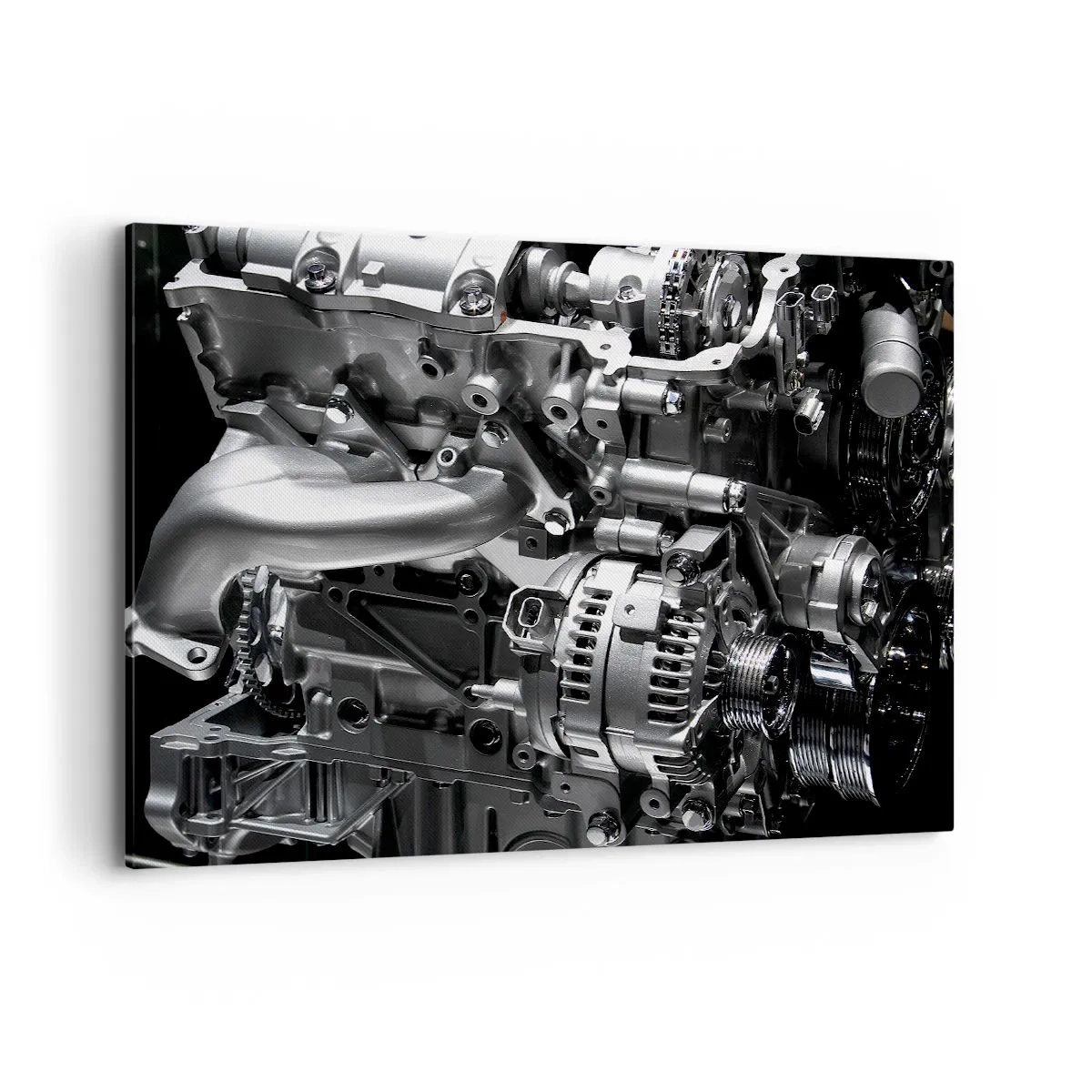 Lærredstryk - Billede på lærred - Stål, smuk, stærk - 100x70 cm